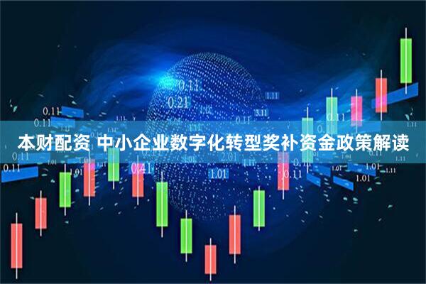 本财配资 中小企业数字化转型奖补资金政策解读